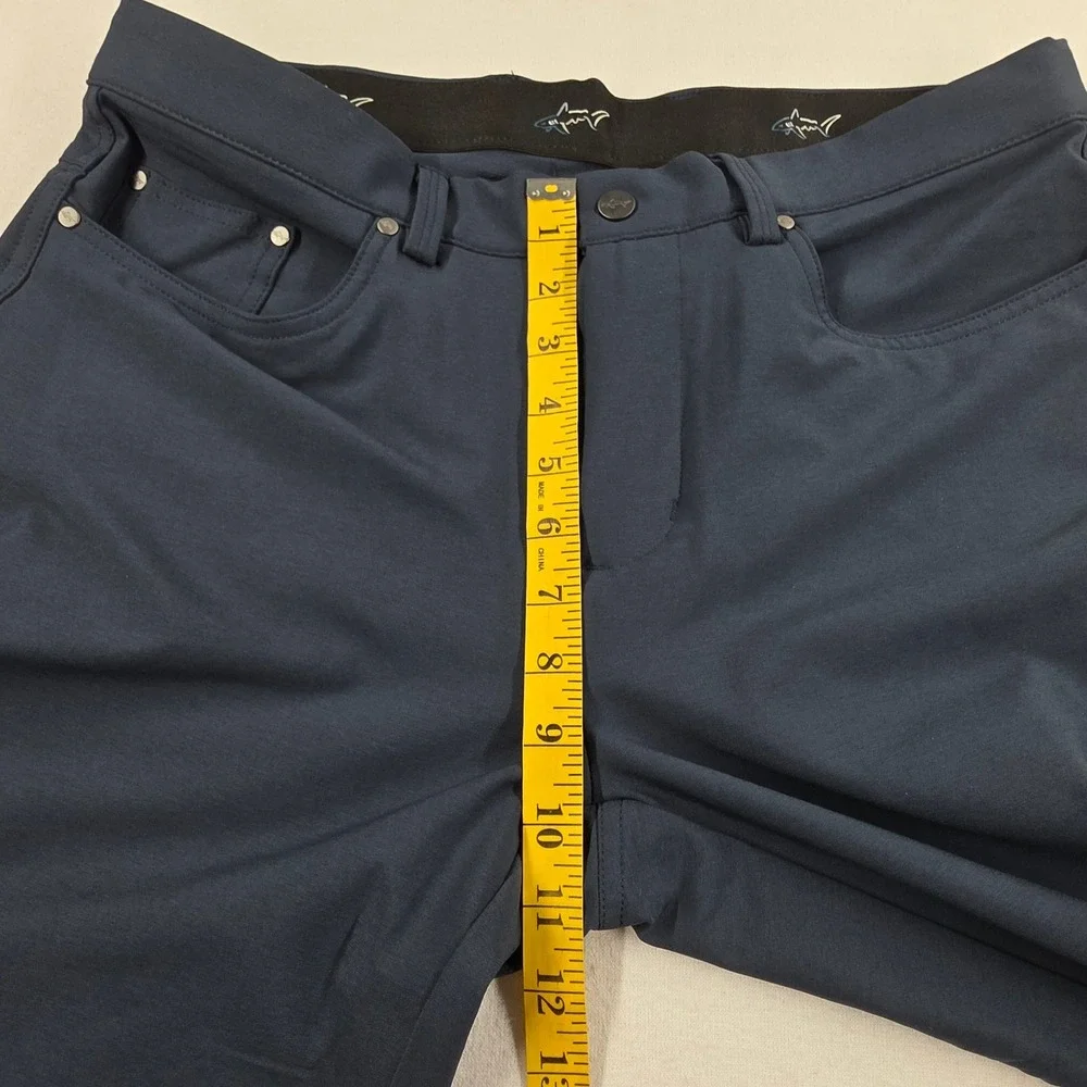 Greg Norman Collection Mens Navy Blue Golf Pants 32x29 Performance Stretch